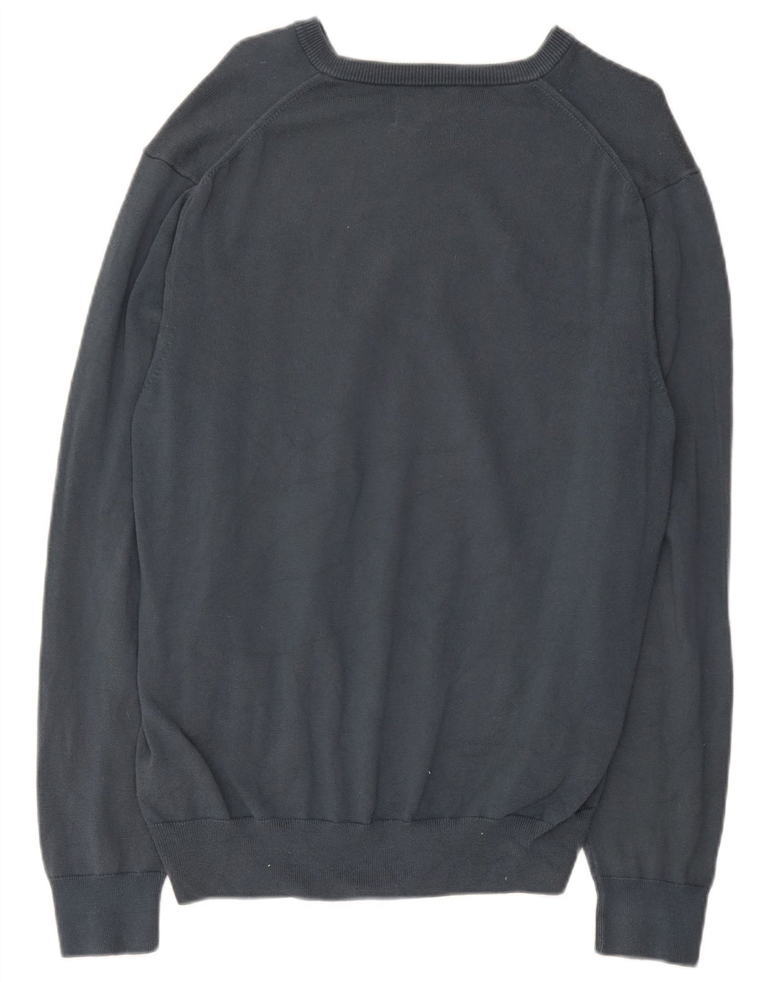 Maglione da uomo con scollo a V Marks & Spencer XL in cotone grigio