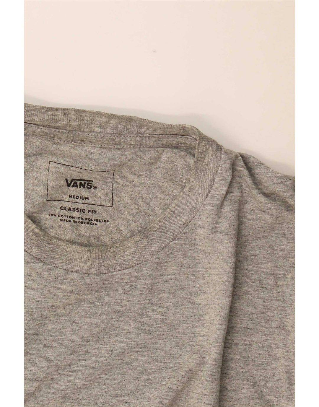 Maglietta da uomo Vans Classic Fit in cotone grigio medio