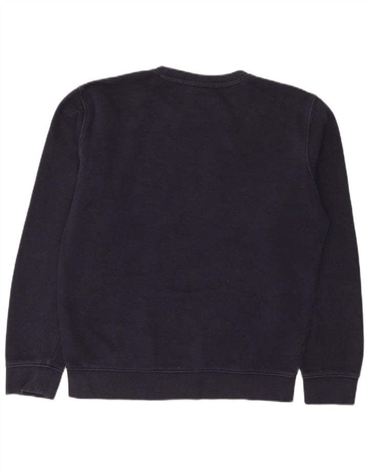 Felpa da uomo Champion Felpa media in cotone blu navy