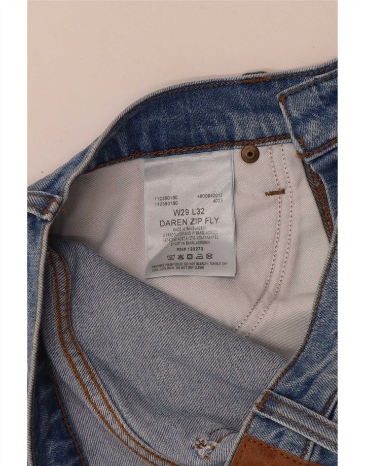Jeans dritti Lee Daren Zip Fly da donna W29 L32 cotone blu