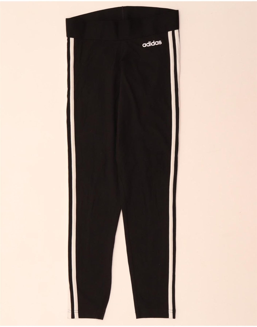 Leggings da donna ADIDAS UK 8/10 piccolo cotone nero