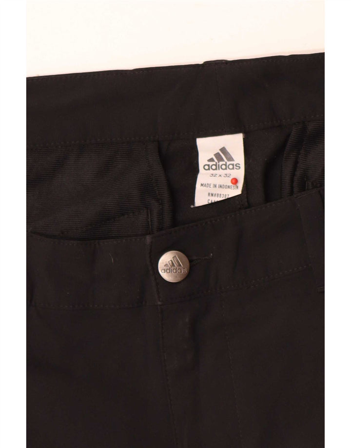 Pantaloni chino slim da donna Adidas W32 L32 poliestere nero