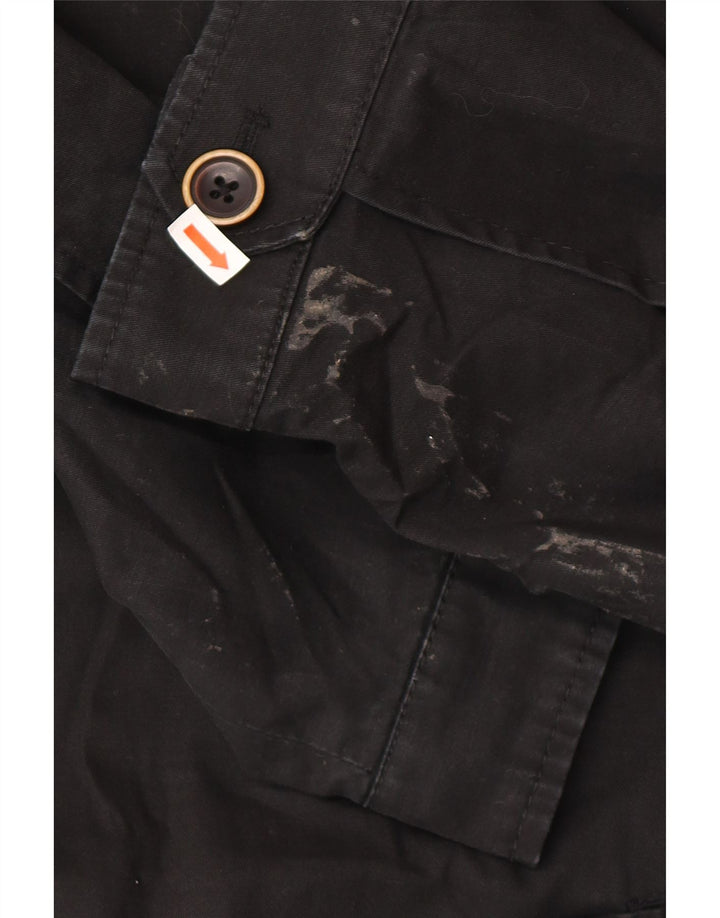 Giubbotto bomber autografo da uomo Marks & Spencer UK 42 XL cotone nero