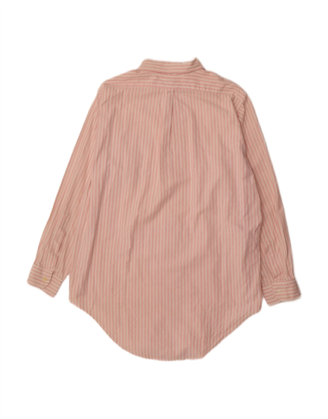 BENETTON Mens Loose Fit Shirt Large Pink Striped