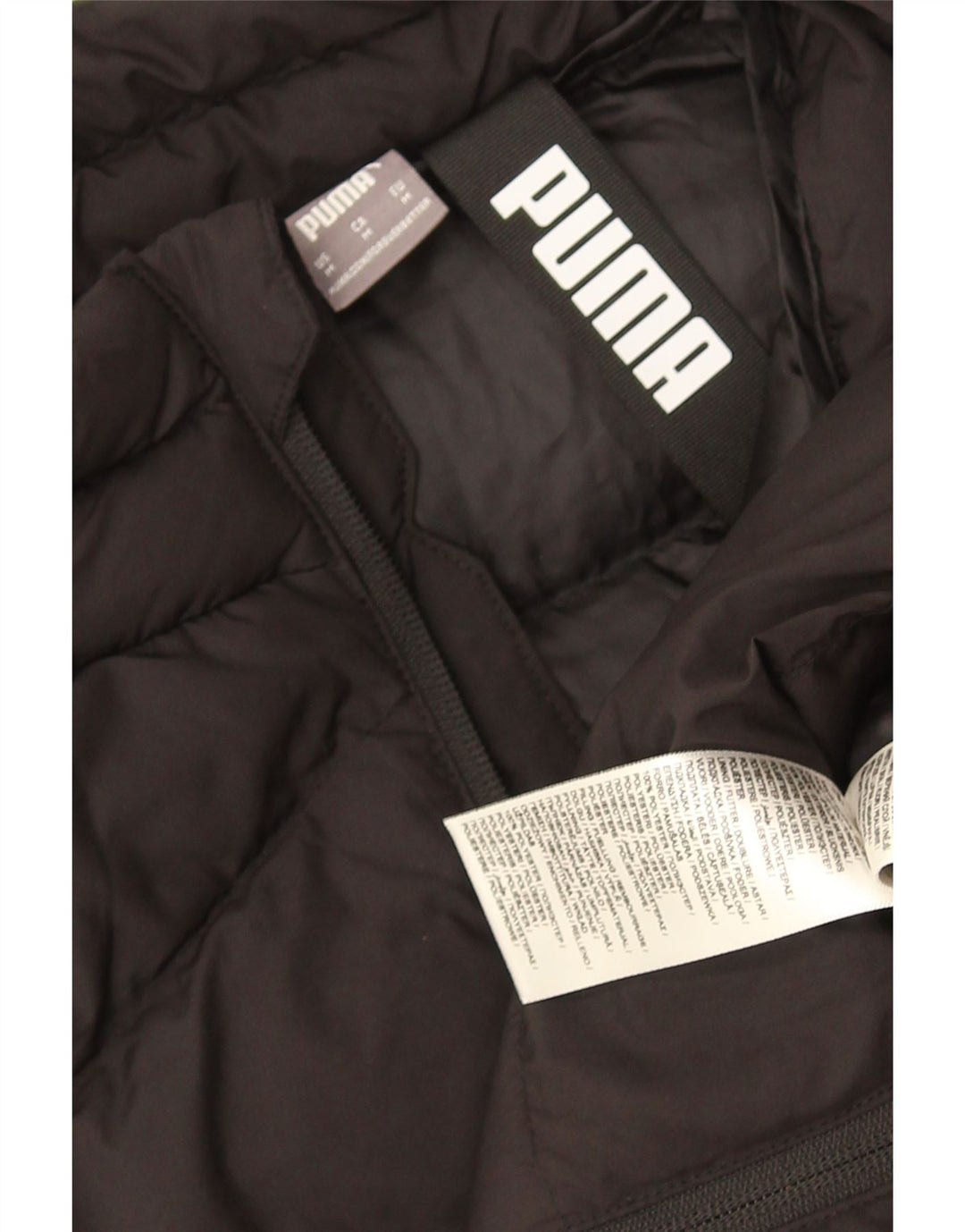 Giacca imbottita da donna Puma UK 14 media nera poliestere