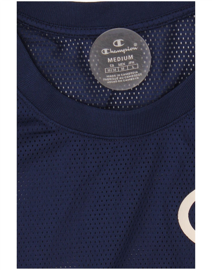 Maglia da uomo Champion Top color block medio blu navy