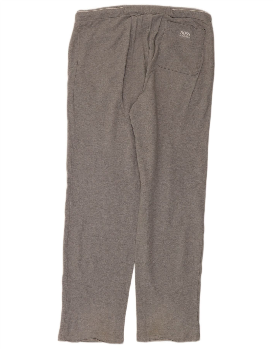 Pantaloni da tuta da uomo Hugo Boss in cotone grigio medio