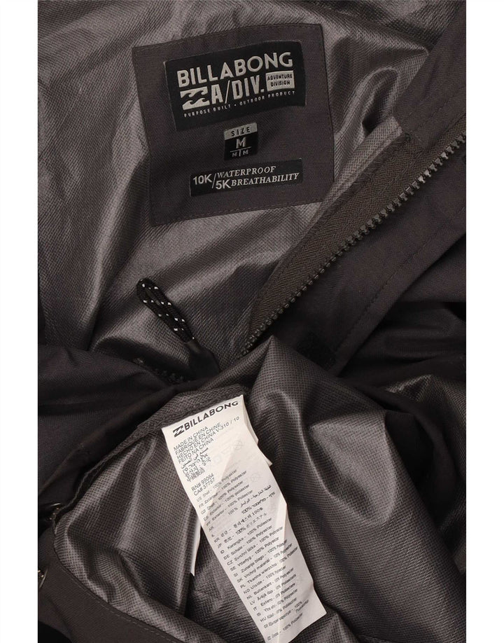Giacca antipioggia anorak da uomo con cappuccio Billabong UK 38 Medium Black Colourblock