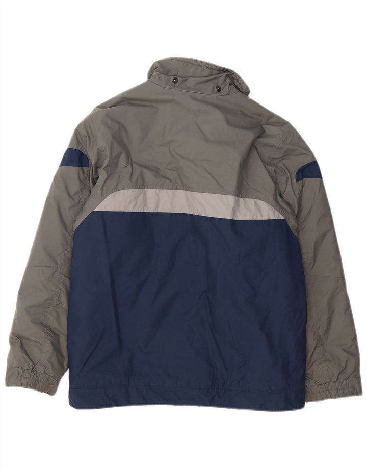 Columbia Boys Windbreaker Jacket 14-15 Years Navy Blue Colourblock Nylon