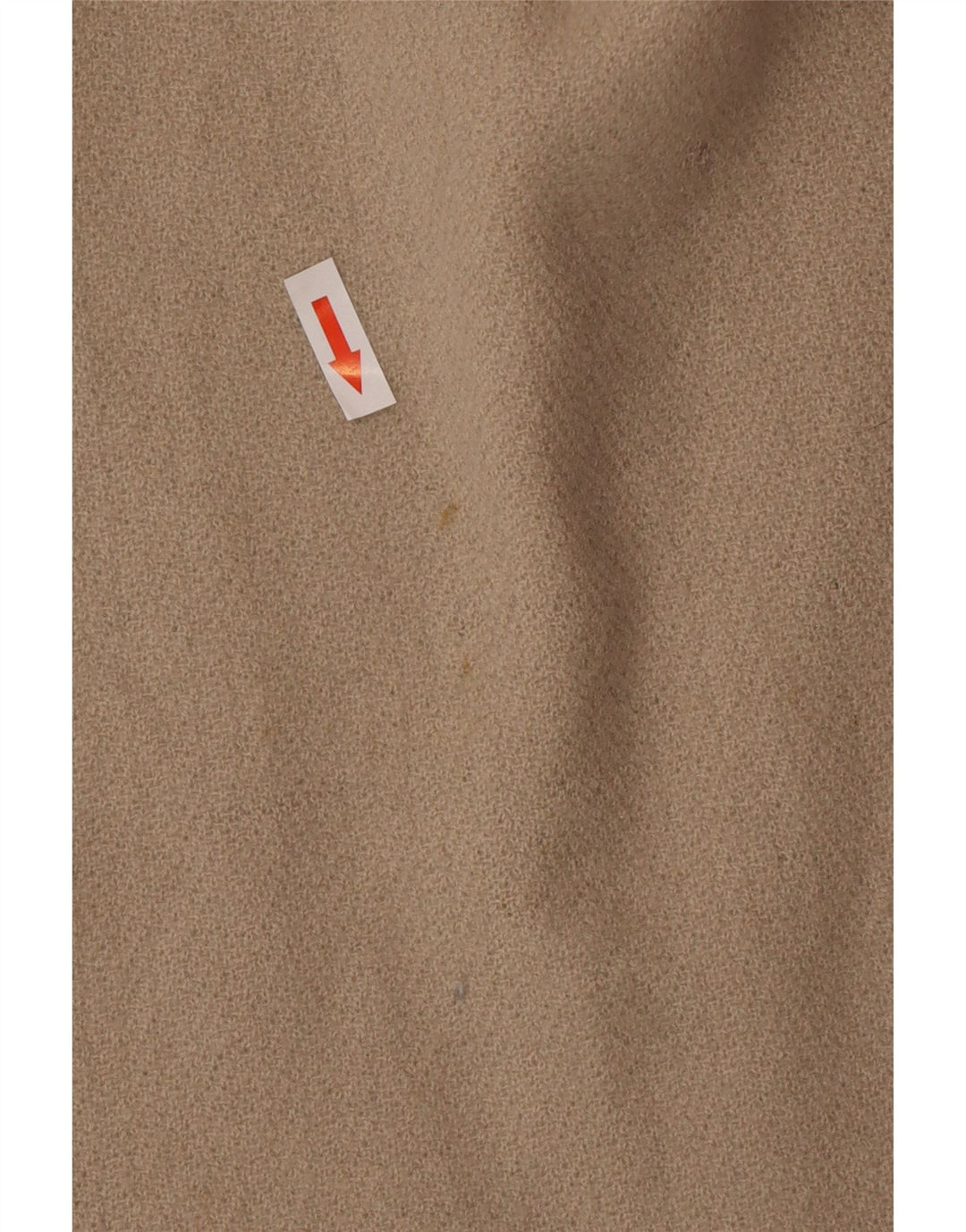 Abito a trapezio vintage da donna a maniche lunghe EU 42 grande beige