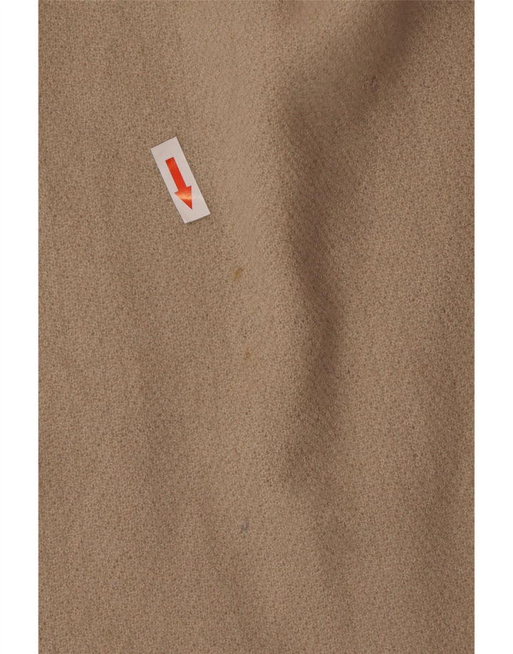 Abito a trapezio vintage da donna a maniche lunghe EU 42 grande beige