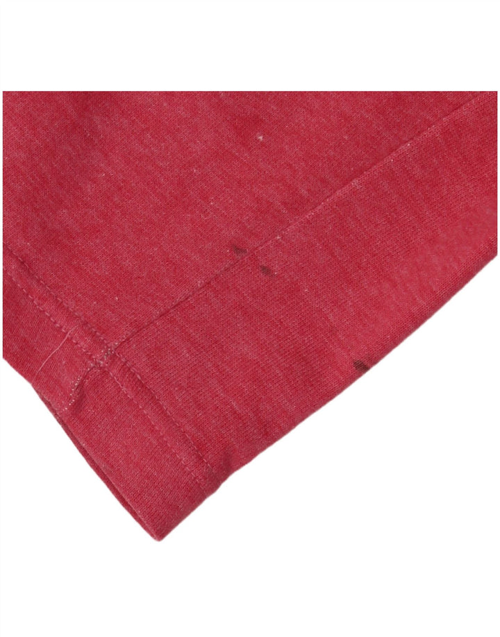 Tuta intera da uomo con grafica Arena, cotone color block rosa medio