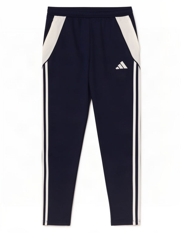 Adidas Mens Aeroready Tracksuit Trousers Medium Navy Blue Colourblock