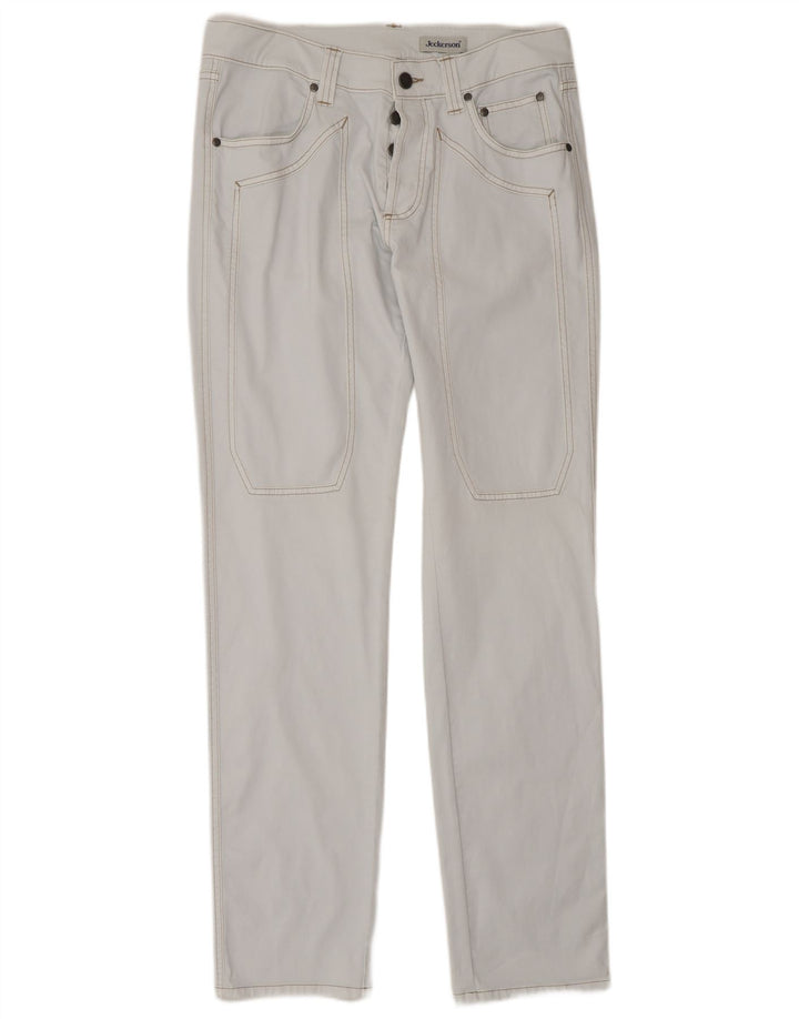 Jeans dritti da uomo Jeckerson W33 L34 cotone blu