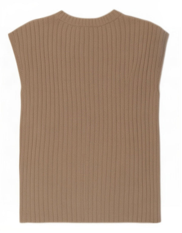 Canotta oversize da donna Zara UK 14 Cotone grigio medio