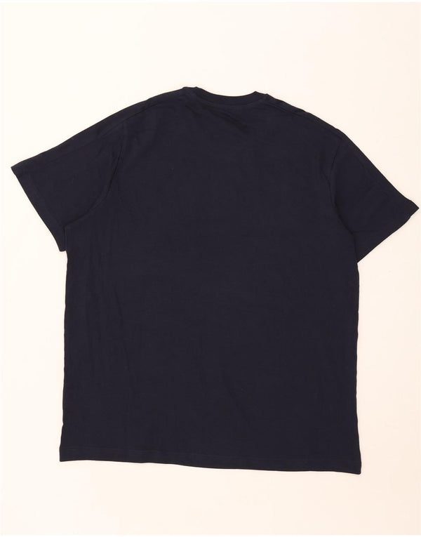 Adidas Mens T-Shirt Top XL Navy Blue Cotton