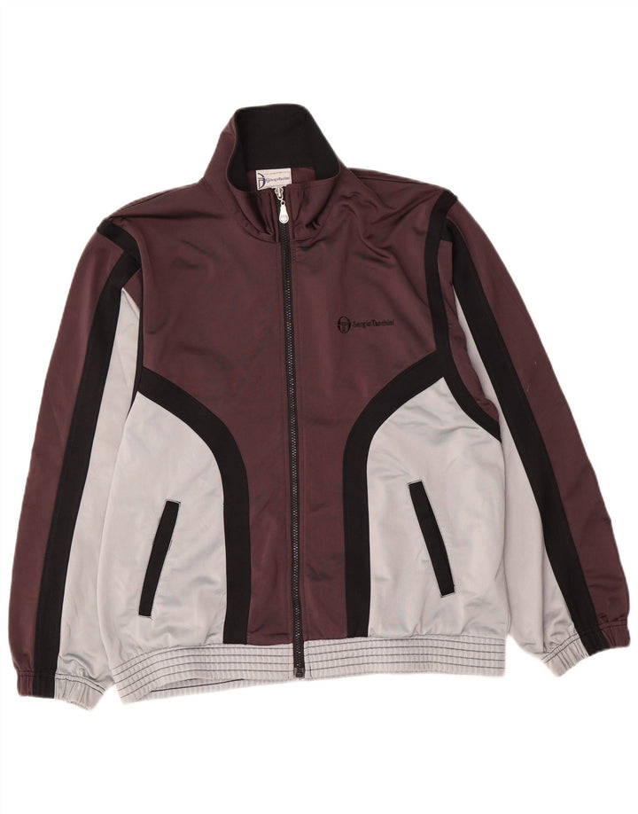 Giacca da tuta da uomo Sergio Tacchini IT 46 Small Brown Colourblock