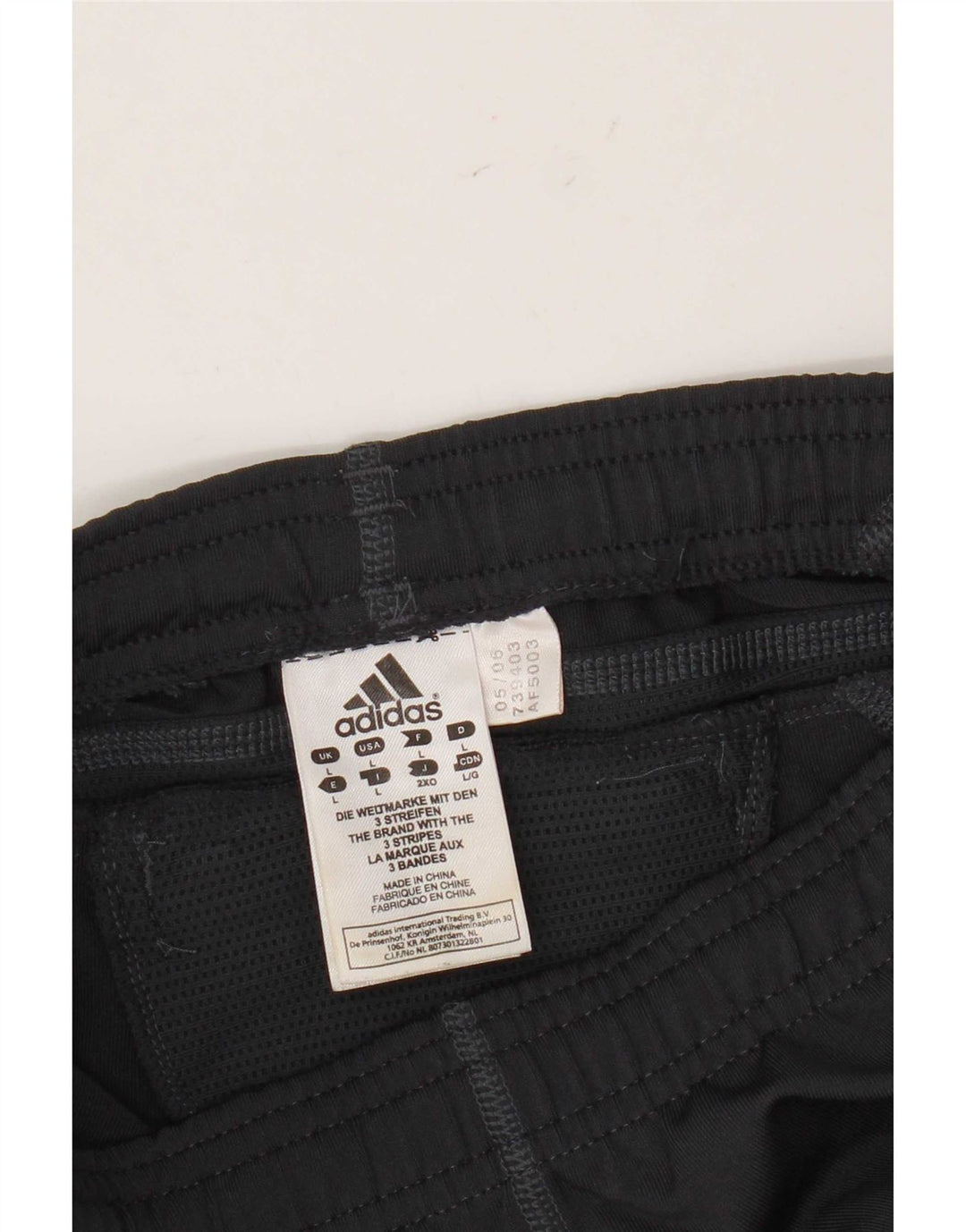 Leggings Adidas Climacool da donna UK 14 Large Grigio Colourblock Poliestere