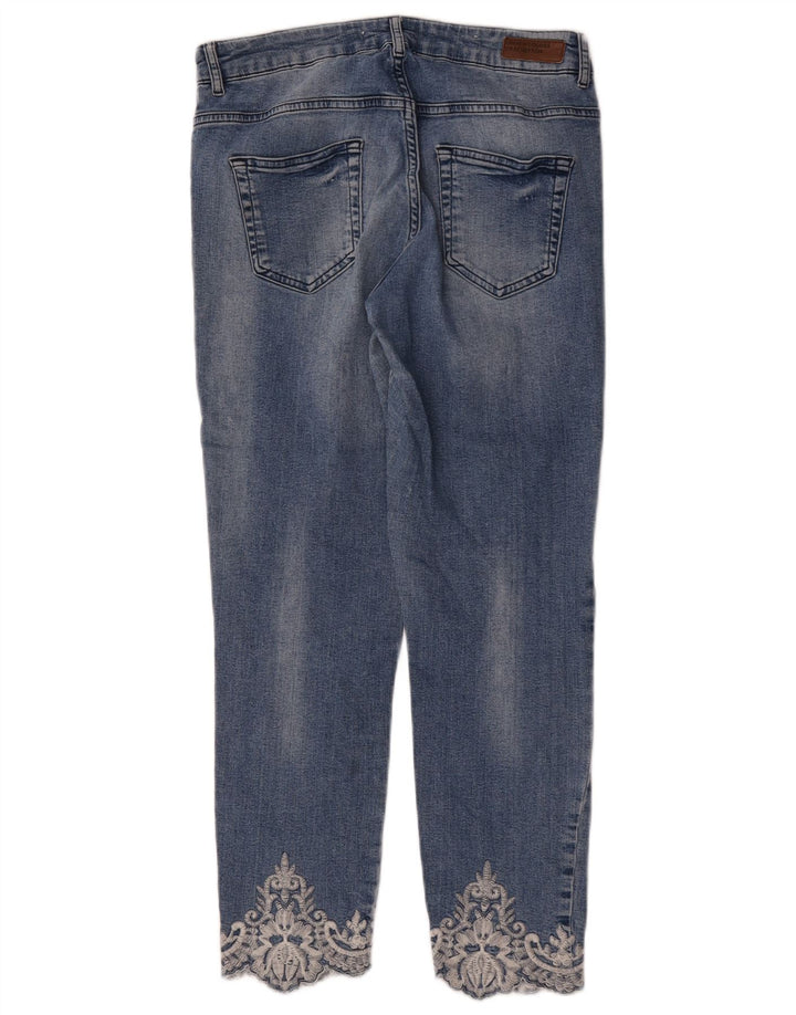 Jeans slim da donna Benetton W32 L26 Blu