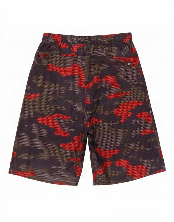 Pantaloncini sportivi da uomo Mountain Warehouse XS in poliestere mimetico multicolore