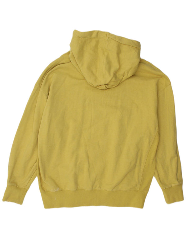 Maglione con cappuccio grafico da uomo Superdry in cotone giallo medio
