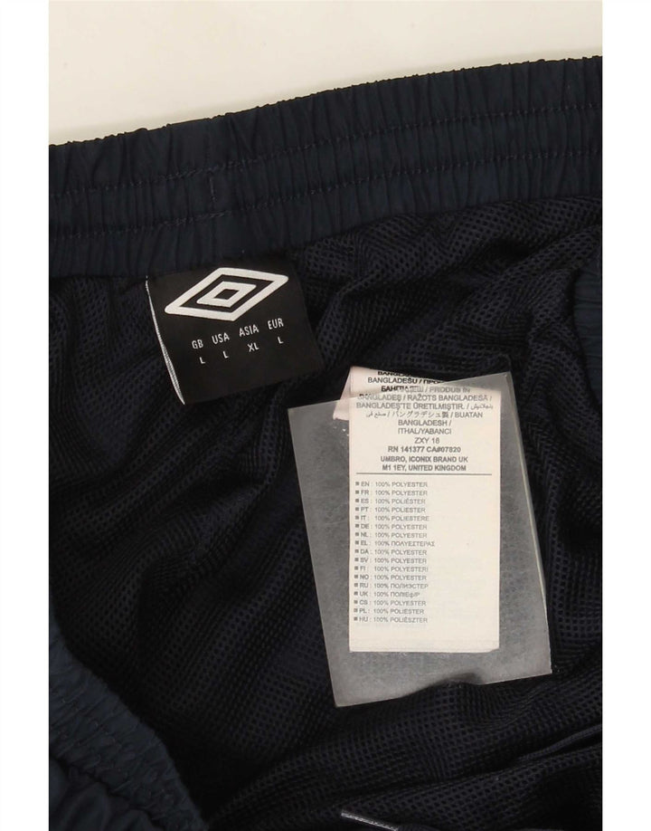 Pantaloni da tuta da uomo Umbro Joggers Large Blu Navy Poliestere