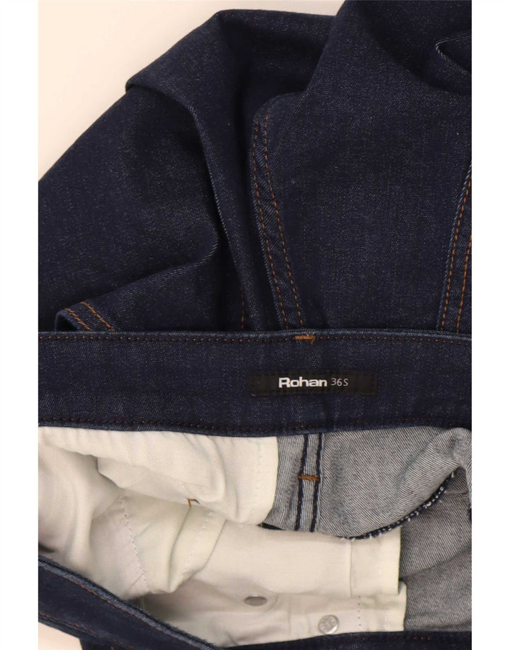 Jeans dritti da uomo Rohan W36 L29 cotone blu navy
