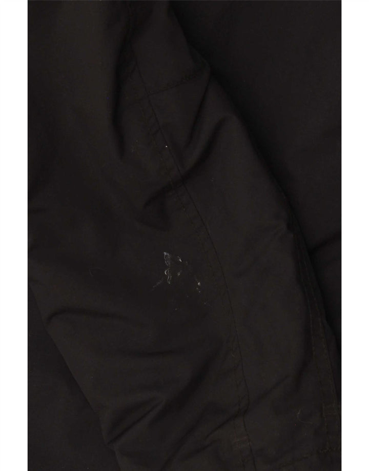 Giacca anorak con cappuccio grafico da uomo Napapijri UK 36 Small Nero Poliammide