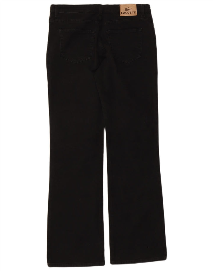 Jeans bootcut da donna Lacoste taglia 44 grande W36 L33 cotone nero