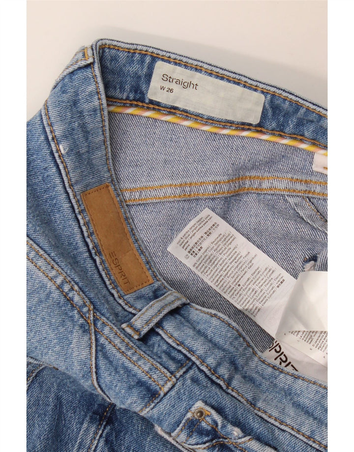 Jeans dritti da donna ESPRIT W26 L26 cotone blu