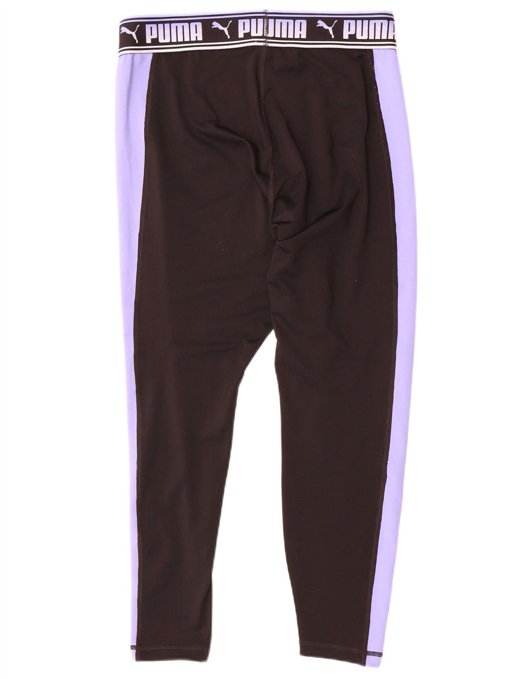 Leggings grafici da donna Puma UK 16 Large Nero Colourblock Poliestere