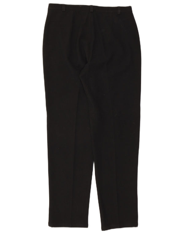 Pantaloni da abito affusolati da donna Burberrys IT 46 Large W32 L29 Poliestere nero