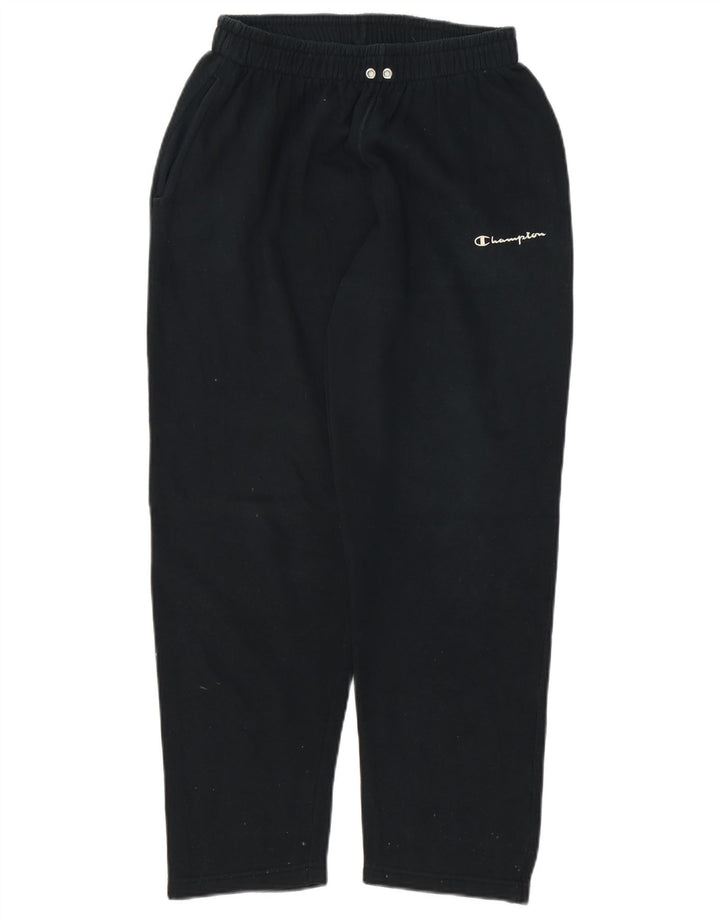Pantaloni da tuta da uomo Champion piccoli in cotone nero