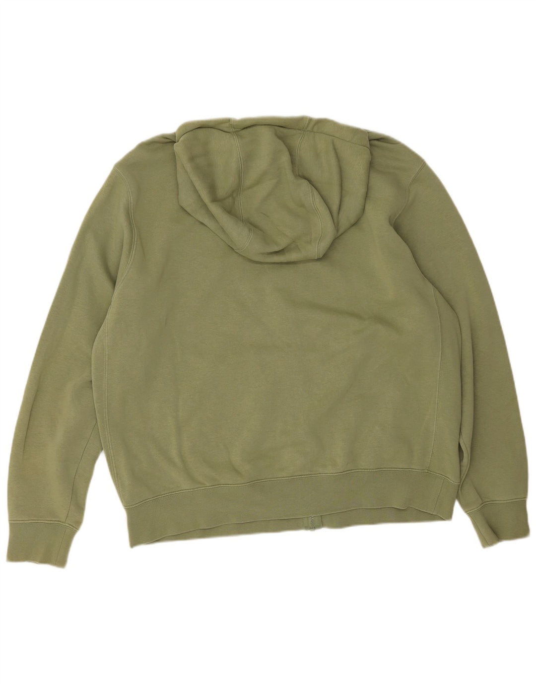 Felpa con cappuccio e zip Nike da uomo grande in cotone kaki
