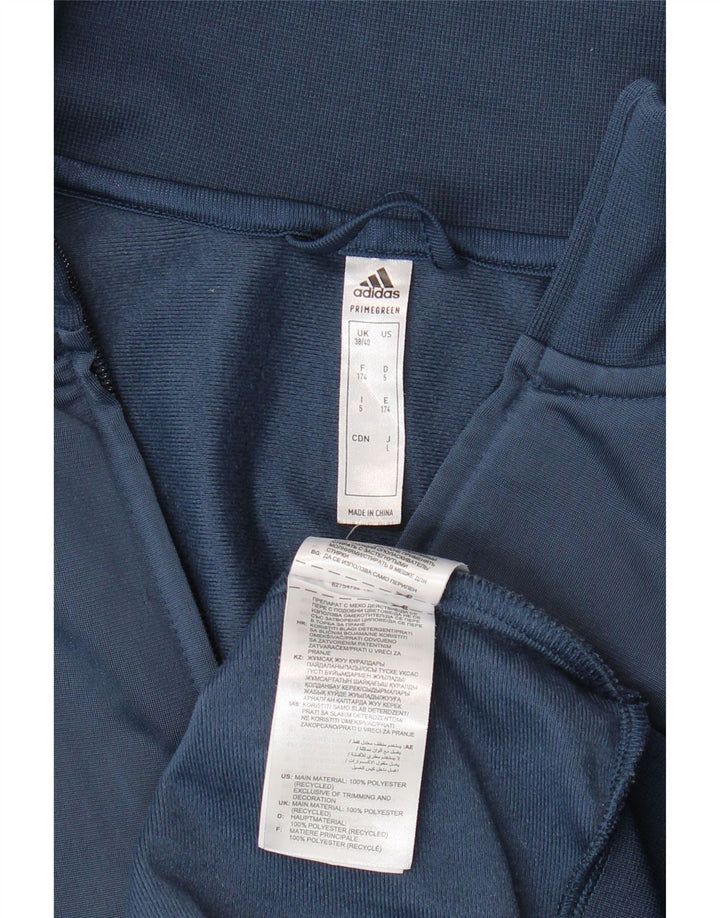 ADIDAS Giacca da tuta da uomo Primegreen UK 38/40 Medio Blu Navy