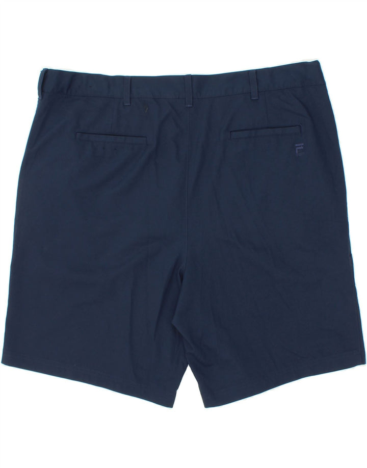 Pantaloncini chino da golf da uomo FILA W46 3XL poliestere blu navy