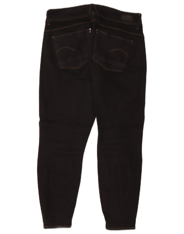 Jeans skinny G-Star da donna Lynn a vita media W31 L25 cotone nero
