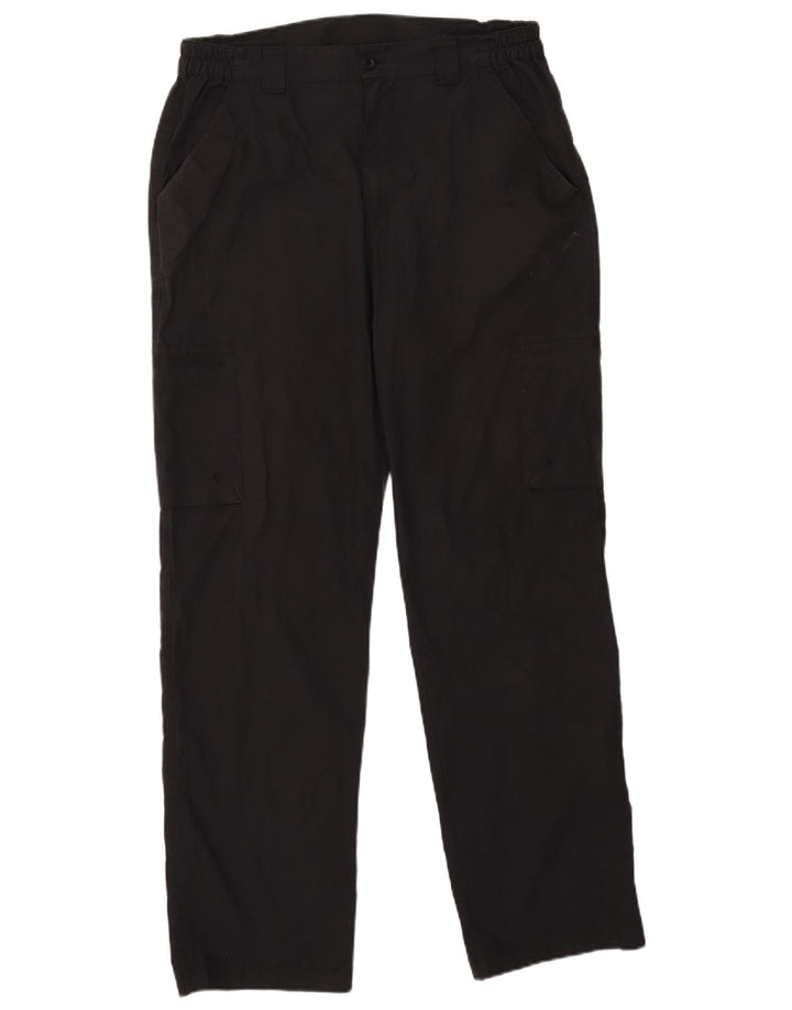 Pantaloni cargo dritti da uomo Mountain Warehouse W34 L32 poliestere nero