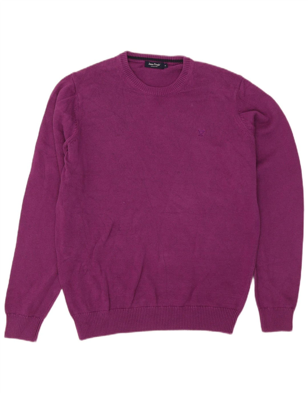 JAMES PRINGLE Maglione da uomo girocollo in cotone viola medio