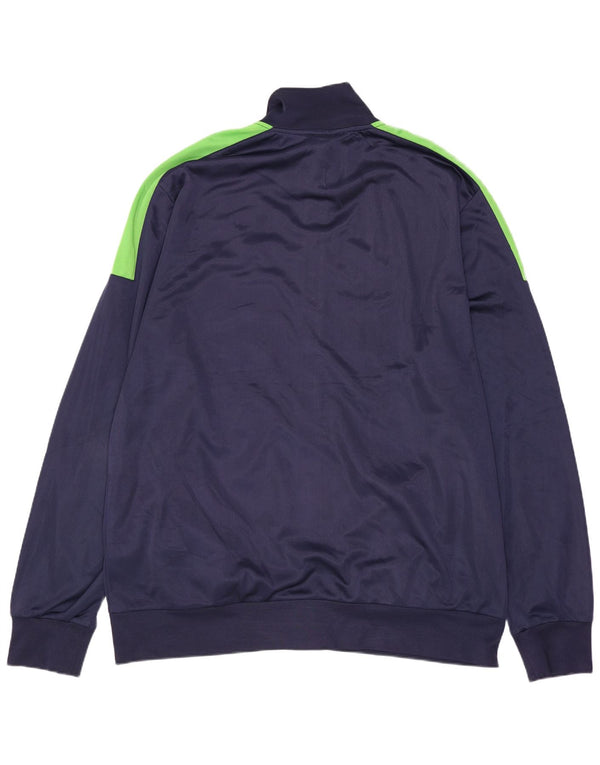 Giacca da tuta da uomo Umbro 2XL Poliestere color block blu navy