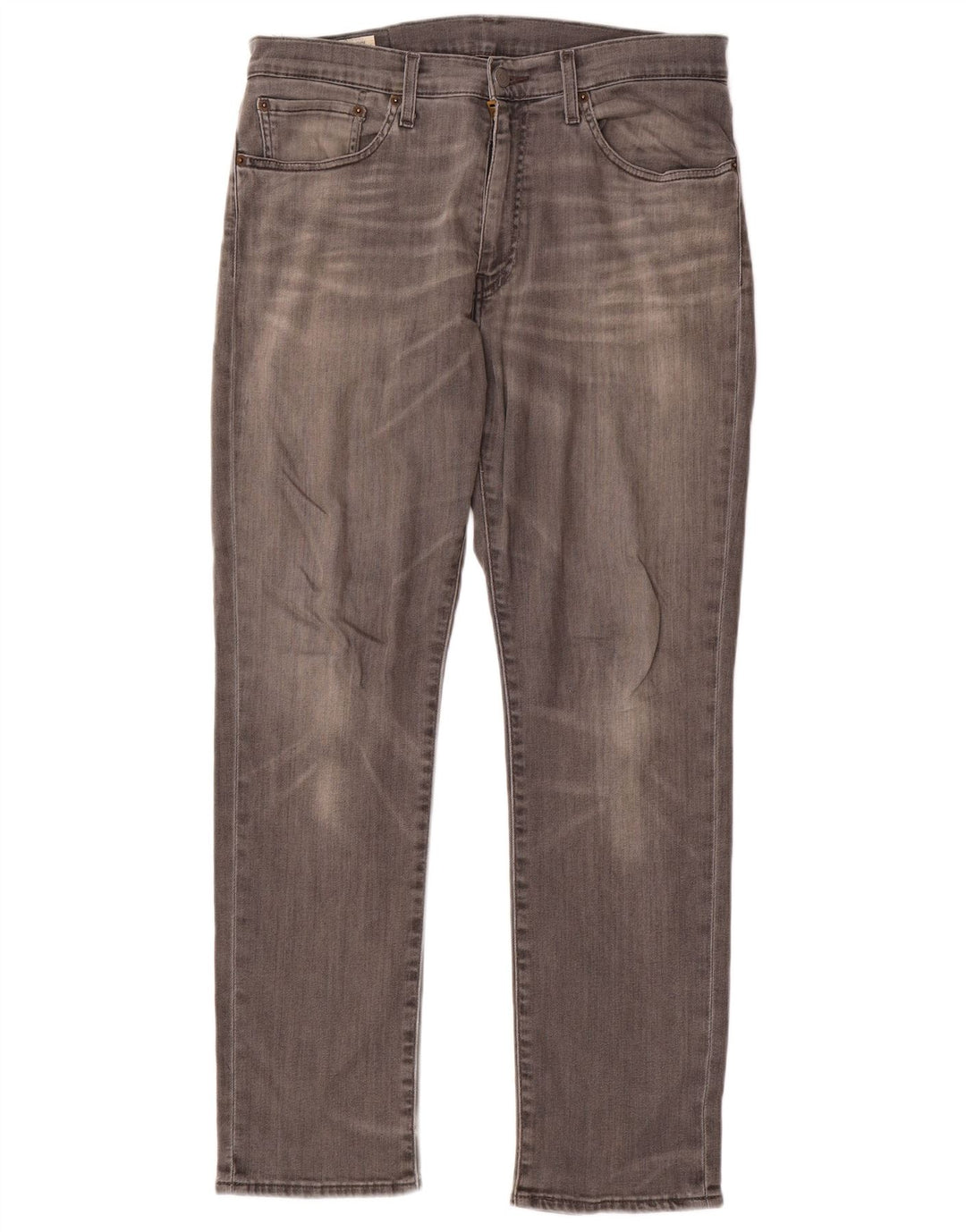 Jeans dritti da uomo Levi's W34 L30 cotone grigio