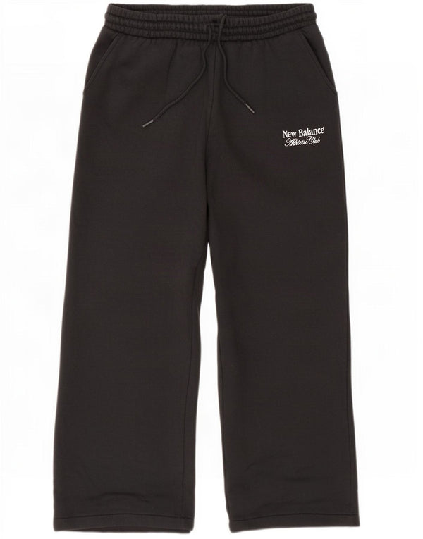 Pantaloni da tuta da uomo a gamba larga New Balance Large in cotone nero