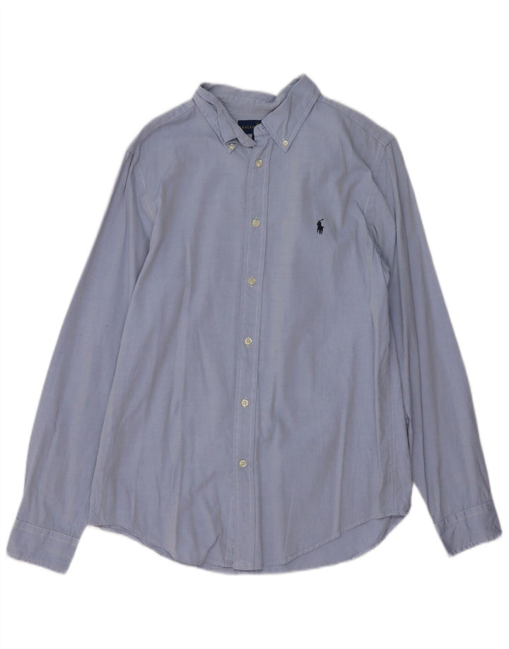 Camicia Ralph Lauren Ragazzo 15-16 Anni Cotone Blu