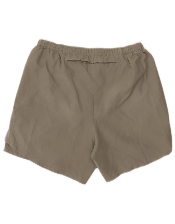 Pantaloncini sportivi Nike Dri Fit Graphic da uomo piccoli in poliestere grigio