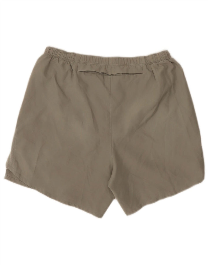 Pantaloncini sportivi Nike Dri Fit Graphic da uomo piccoli in poliestere grigio