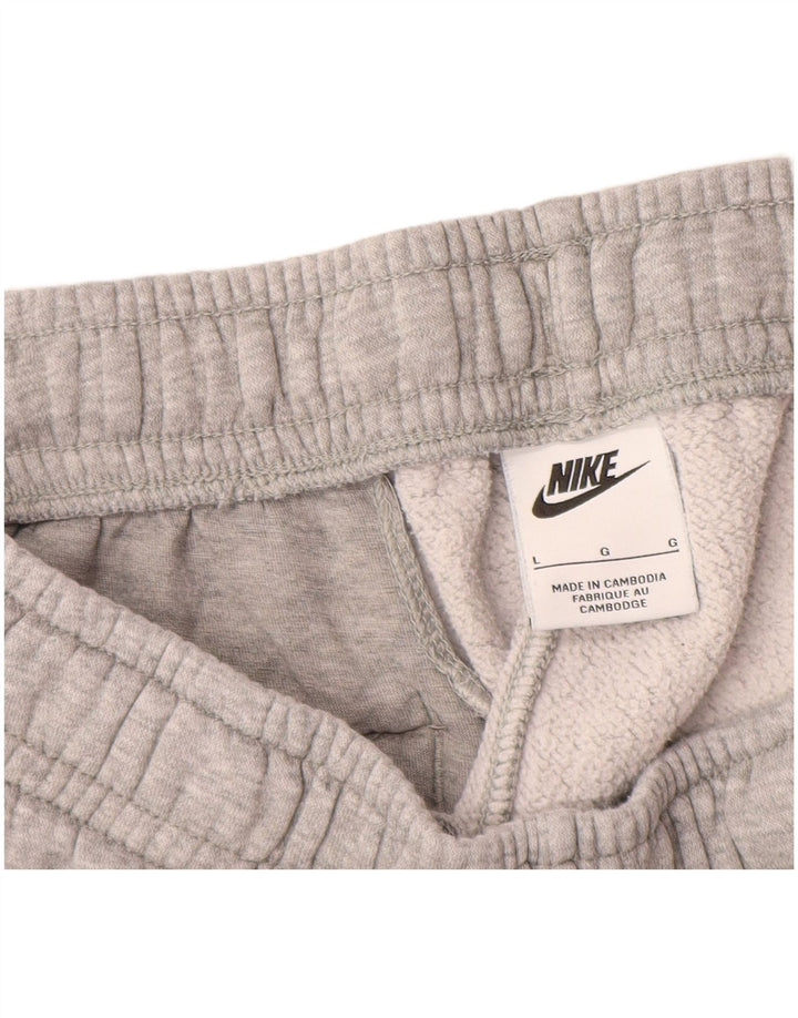 Pantaloni da tuta da donna Nike Joggers UK 14 Large Grigio Cotone