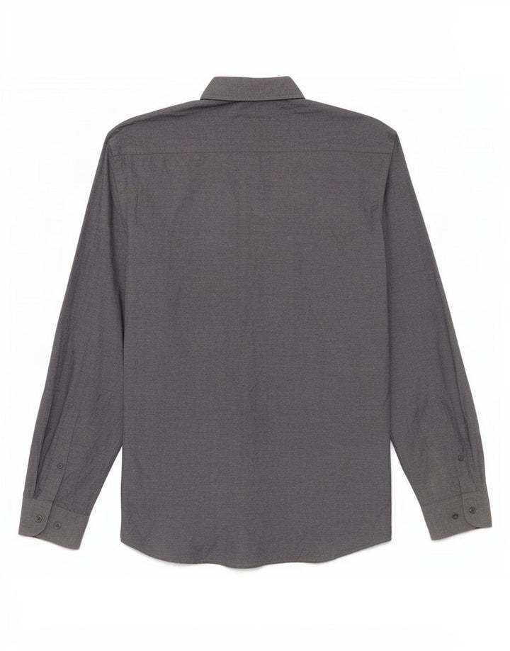 Camicia da uomo St. Bernard taglia 39/40 15 1/2 cotone grigio medio