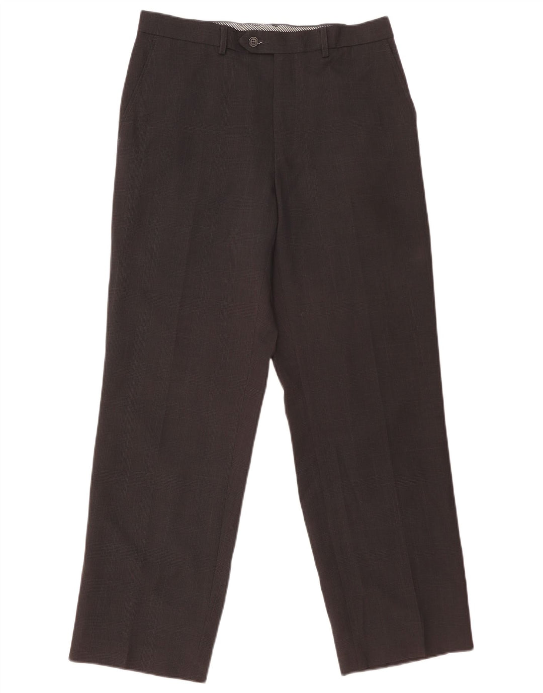 Pantaloni da abito dritti da uomo Marks & Spencer W34 L31 neri