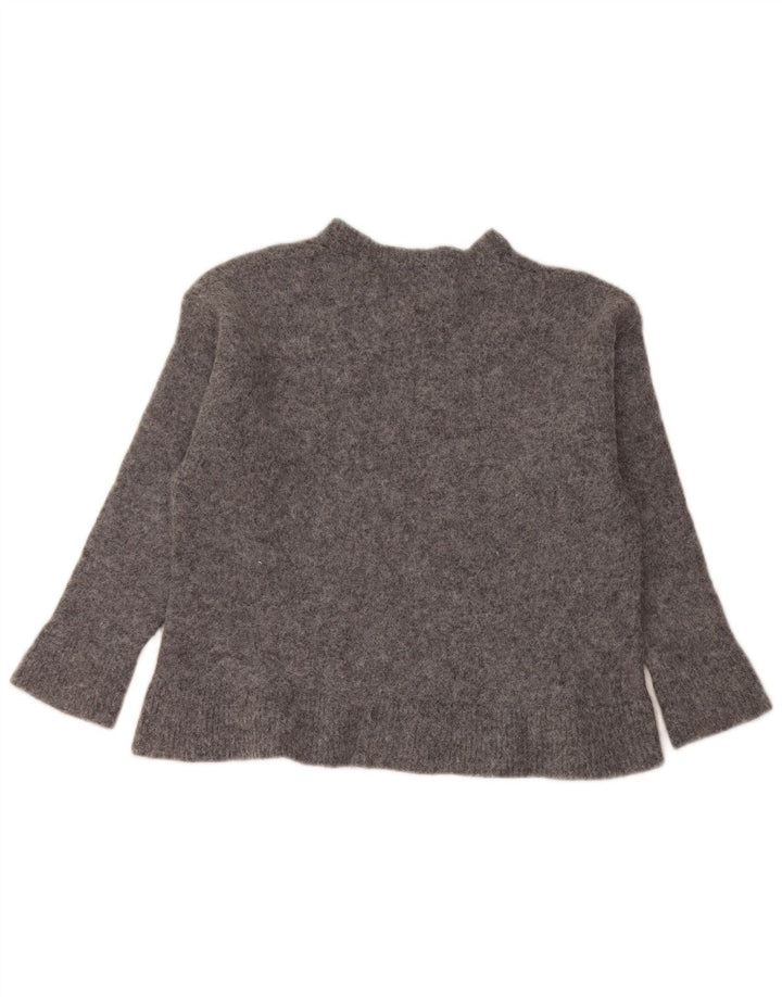 Maglione maglione girocollo per ragazze Calvin Klein 9-10 anni grande grigio poliammide
