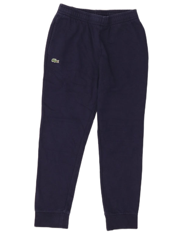 Pantaloni da tuta da uomo Lacoste Joggers Taglia 2 XS Blu Navy Cotone